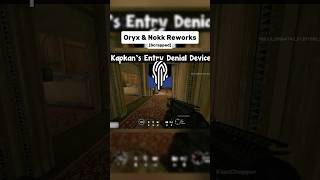 Oryx amp Nokk Reworks SCRAPPED r6 rainbowsixsiege r6siege siege [upl. by Etnoid]