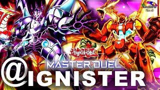 【Yugioh Master Duel】Ignister Deck Summoning The Ignis [upl. by Stokes]