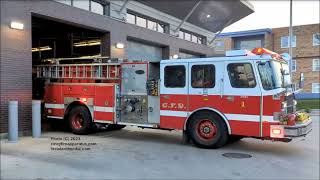 Cincinnati Fire Station 35  Rare Catch of Full House Response [upl. by Almita]