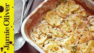 Jamies Quick Potato Dauphinoise [upl. by Ahsaelat]