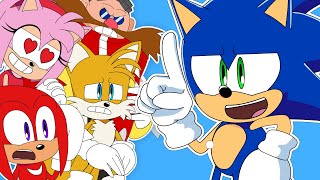 Sonic Twitter Takeover 7 BEST OF Animated [upl. by Annoirb]