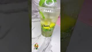 Virgin Mojito Recipe mojito mints shortsfeed shortvideo youtubeshorts [upl. by Sulrac]