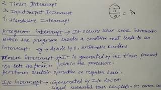 Types of Interrupts  Hindi  Lec53  COA  Niharika Panda [upl. by Ap]