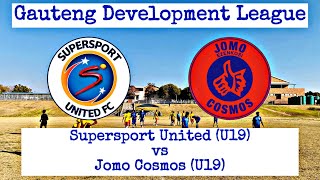 HIGHLIGHTS  Supersport United U19 vs Jomo Cosmos U19  Gauteng Development League [upl. by Christyna]