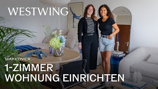 1ZimmerWohnung einrichten  22qm platzsparendes Wohnen  Wohnideen für die kleine Wohnung  Howto [upl. by Nekcarb]