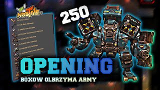 Opening 250 Boxów Olbrzymiej Army NosTale [upl. by Euqinobe460]