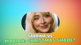 Sabrina Carpenter Shades Mariah Carey Holiday Special Preview [upl. by Ennove]