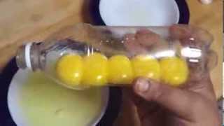 Separating 5 Egg Yolks with a Water Bottle [upl. by Wilona]