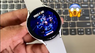 Garena FreeFire On Galaxy Watch 4 Smartwatch 15GB RAM [upl. by Rainger]