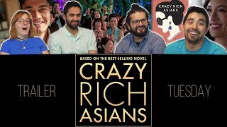 Crazy Rich Asians Movie Trailer  Group Reaction [upl. by Nodnahs]