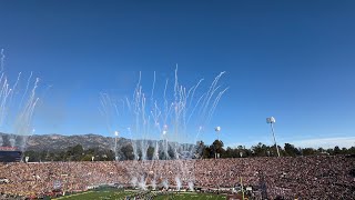 Rose Bowl 2024 B2 Flyover amp National Anthem [upl. by Novihs]