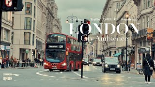 Londons City Ambience ASMR Traffic Soundscape amp 4K HDR Video  City Sounds amp Car Sounds Effect [upl. by Curtice860]