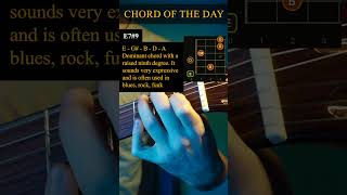 Chord of the day E79 Hendrix chord [upl. by Naujal]