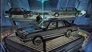 1984 Chrysler EPlatform Commercial [upl. by Nylitsirk]