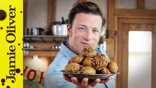 How to Make Roast Hasselback Potatoes  Jamie Oliver [upl. by Vanda]