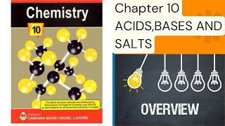 COMPLETE OVERVIEW OF 10TH CLASS CHEMISTRY CHAPTER 10 ACIDS BASES AND SALTS jhwconcepts711 [upl. by Delahk]