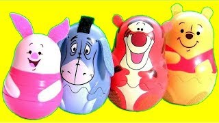 Disney Winnie the Pooh Stacking Cups  Surprise Toys  Tigger Eeyore Piglet [upl. by Eeznyl]