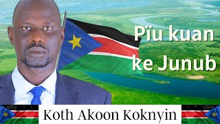 Artist Koth Akoon Koknyin with the new song Pïu kuan ke Junub 2022 [upl. by Inilahs]