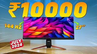 Top 5 Best Monitor Under 10000🔥Gaming Editing Productivity🔥Best Monitors Under 10000 In India 2024 [upl. by Vladimir]