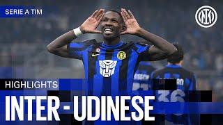 FOUR SATURDAY GOALS ✨ INTER 40 UDINESE  HIGHLIGHTS  SERIE A 2324 ⚫🔵🇬🇧 [upl. by Oab]