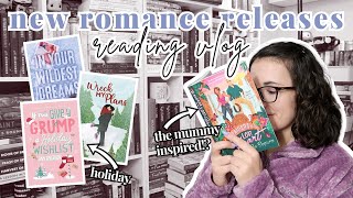 Reading 4 New Romance Releases ✨💖 Reading Vlog [upl. by Tildie353]