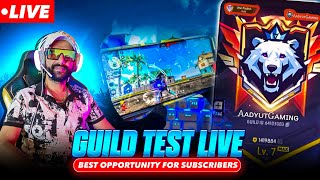 Guild Test squad giveaway live games youtube freefire garenafreefire ffshorts ytlivestream [upl. by Stalder]