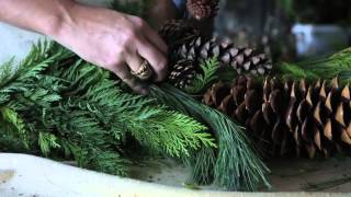 HowTo Make Holiday Garland with Emily Thompson [upl. by Aikemahs]