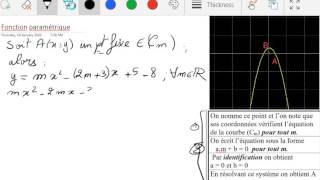 Fonction parametrique et points fixes [upl. by Kesia]