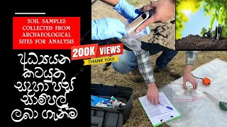 Soil Samples Collect in Archaeological Site🔍⚒️ පස් සම්පල් ලබා ගැනීම 🎯 Wonder of History [upl. by Juditha9]