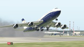 Very Expensive Boeing Business Jet Vertical Takeoff Gone Wrong XP11 [upl. by Yromem]