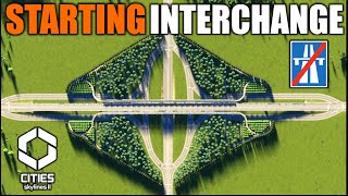 How to Create the Perfect Starter Interchange in Cities Skylines 2 [upl. by Melisent]