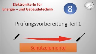 Gesellenprüfung Teil 1 Energieund Gebäudetechnik Thema Schutzelemente [upl. by Maitund]