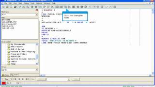 complile and run a program in CA EasyTrievewmv [upl. by Acira556]