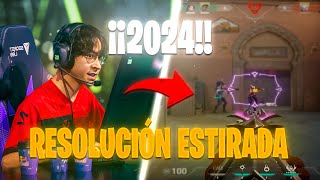 Como usar resolucion estirada en Valorant TUTORIAL 43 REAL 2024 [upl. by Ula]