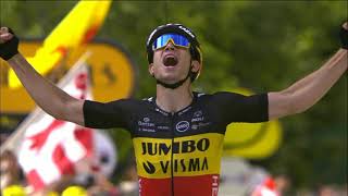 Wout van Aert  Magnificent Hattrick  Tour de France 2021 [upl. by Guyer]