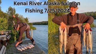 Alaska kenai River salmon fishing 7252024 [upl. by Leslie]