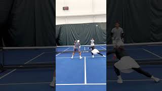 Barn Burner 🏚️🔥 pickleball sports tennis highlights [upl. by Anaderol312]