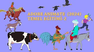 ADOBE ANİMATE 2024 DERSLERİ2 [upl. by Lundell303]