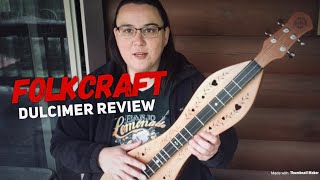 Folkcraft Dulcimer Review  FolkRoots H Series [upl. by Anirtik]