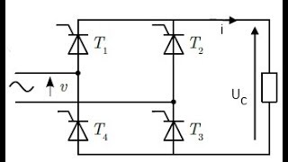 9 Le redressement commandé monophasé double alternance [upl. by Gunas]
