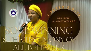 Soul Winning is the Testimony of All Believers II Sis Kemi Aladetoyinbo II Bible Study II 140824 [upl. by Hnilym709]