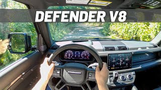 2023 Land Rover Defender V8  POV Test Drive [upl. by Avraham19]