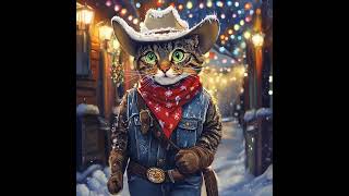 cat WHISKEY went skiing in Vail cat cowboy  Vail SkiChristmas [upl. by Valsimot236]