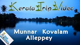 kerala Tourism video quot Munnar alleppey and Kovalamquot [upl. by Nerraj]