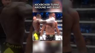 Kickboxer turns his back midfight and gets brutally knocked out [upl. by Pass609]