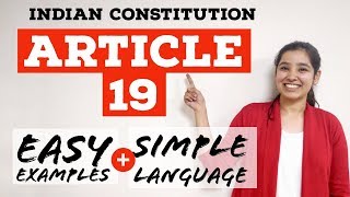 Article 19 Of Indian Constitution  In Hindi [upl. by Kizzie]