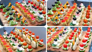 7 Delicious party appetizers  Finger food recipes for your guests [upl. by Etnod]