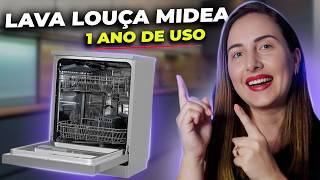 1 ANO USANDO MÁQUINA DE LAVAR LOUÇA DA MARCA MIDEA DE 8 SERVIÇOS VALE A PENA [upl. by Ynaffad848]