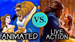 Disney Songs  ANIMATION vs LIVE ACTION [upl. by Jordana]