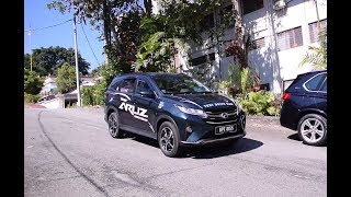 Perodua Aruz Hill Climb amp Boot Space  Review [upl. by Irah]